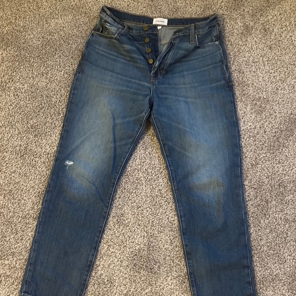 Frame Le Mec High rise boyfriend jean - Picture 1 of 4
